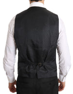 Dolce & Gabbana Gray Gilet STAFF Regular Fit Formal Men's Vest