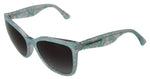 Dolce & Gabbana Elegant Blue Lace Detail Women's Sunglasses