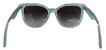Dolce & Gabbana Elegant Blue Lace Detail Women's Sunglasses