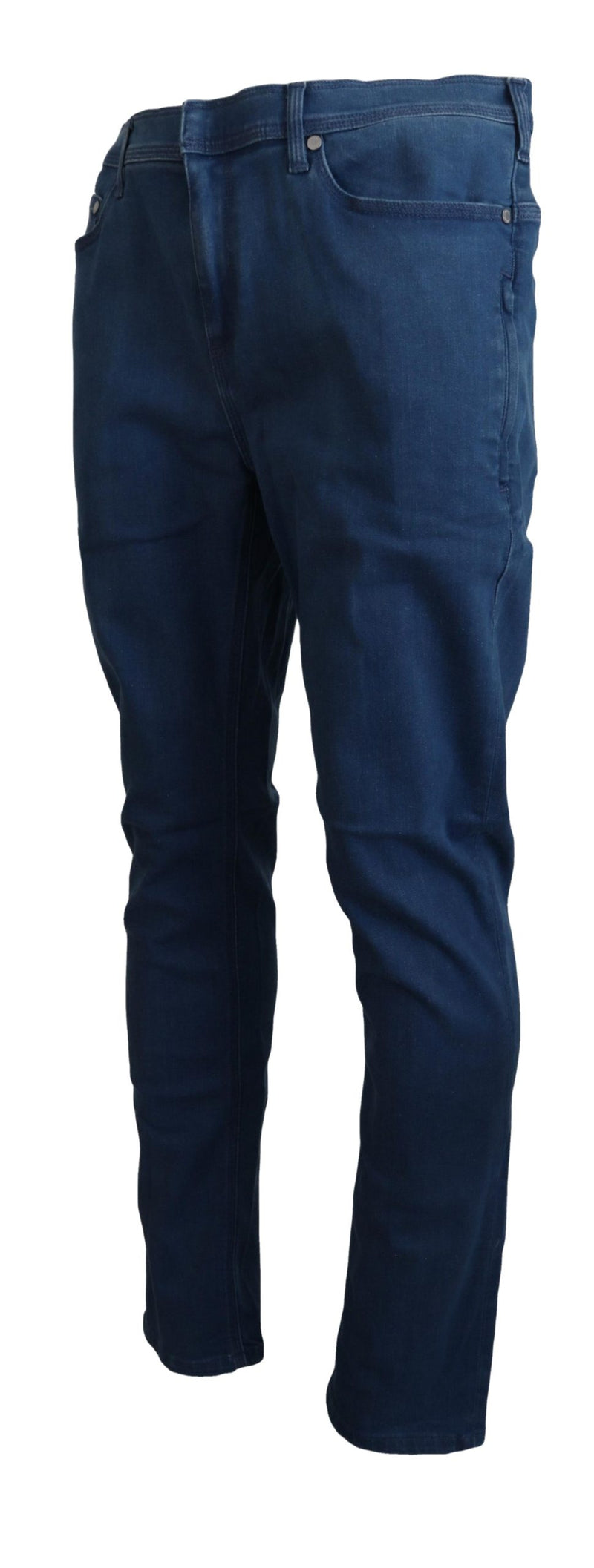 Neil Barrett Chic Skinny Blue Pants for a Sharp Men's Look