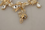 Dolce & Gabbana Elegant Sicily Floral Bug Statement Women's Necklace