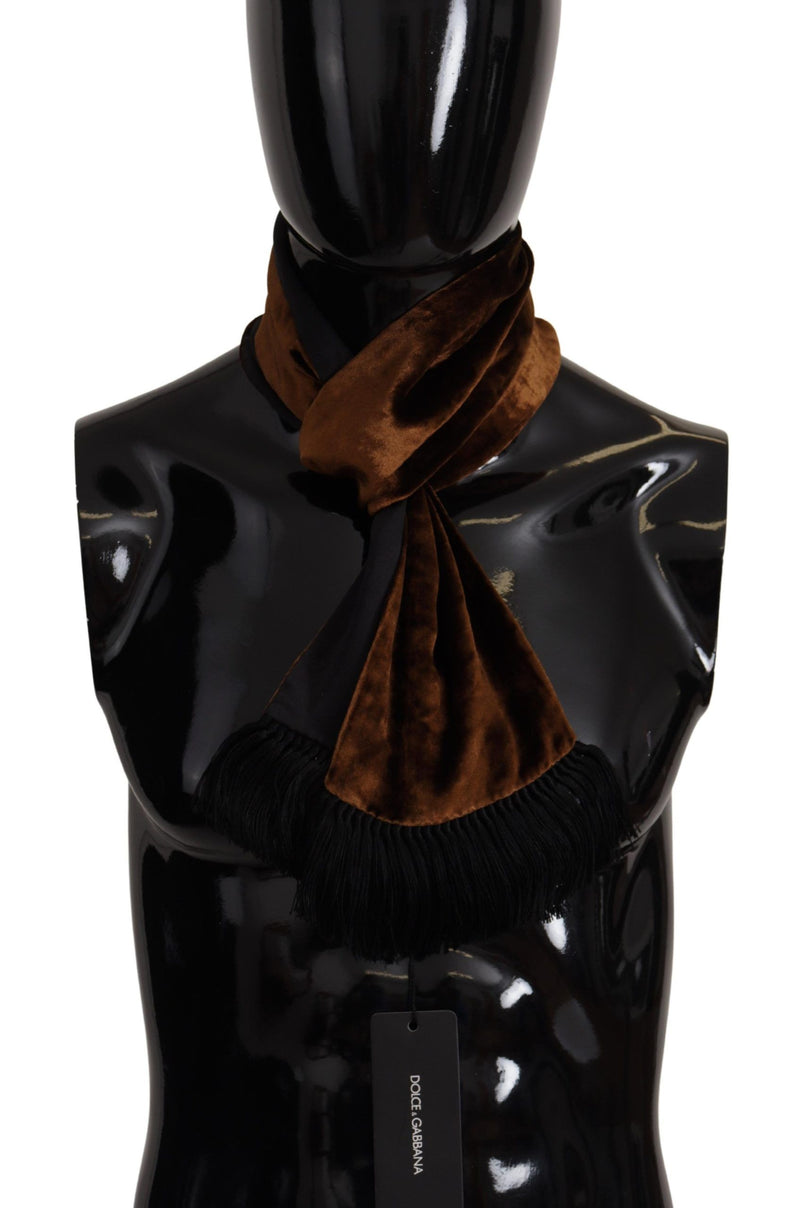 Dolce & Gabbana Exquisite Viscose Silk Men's Men's Scarf