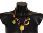 Dolce & Gabbana Chic Gold Statement Sicily Fruit Women's Necklace