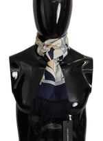 Dolce & Gabbana Elegant Silk Men's Scarf Men's Wrap