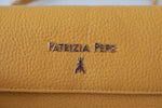 Patrizia Pepe Chic Yellow Leather Shoulder Women's Bag