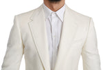 Dolce & Gabbana SICILIA Cream Single Breasted Formal Men's Blazer