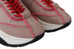 Jimmy Choo Ballet Pink and Red Raine Women's Sneakers