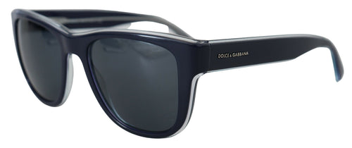Dolce & Gabbana Chic Blue Acetate Designer Women's Sunglasses