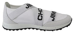 Jimmy Choo Toronto White/Black Nappa/Knit Women's Sneakers