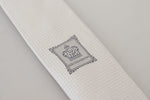 Dolce & Gabbana Elegant Off White Silk Men's Tie