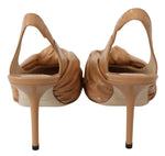 Jimmy Choo Elegant Pointed Toe Leather Women's Pumps