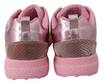 Plein Sport Pink Blush Polyester Runner Gisella Sneakers Women's Shoes