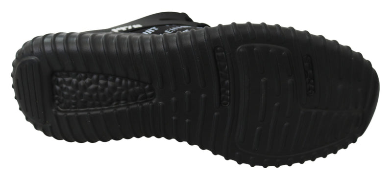 Plein Sport Black Polyester Runner Henry Sneakers Men's Shoes