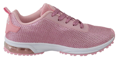 Plein Sport Pink Blush Polyester Gretel Sneakers Women's Shoes