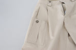 Dolce & Gabbana Chic Beige Cotton Trousers for Elegant Women's Comfort