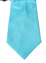 Dolce & Gabbana Stunning Light Blue Silk Men's Men's Tie