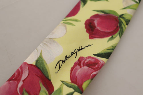 Dolce & Gabbana Elegant Multicolor Silk Bow Men's Tie