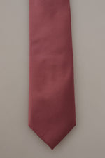Dolce & Gabbana Elegant Pink Silk Bow Men's Tie