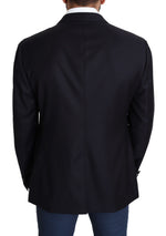 Dolce & Gabbana Black Wool Single Breasted NAPOLI Men's Blazer