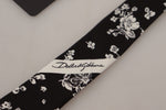 Dolce & Gabbana Elegance in Bloom Silk Bow Men's Tie