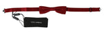 Dolce & Gabbana Elegant Red Dotted Silk Bow Men's Tie