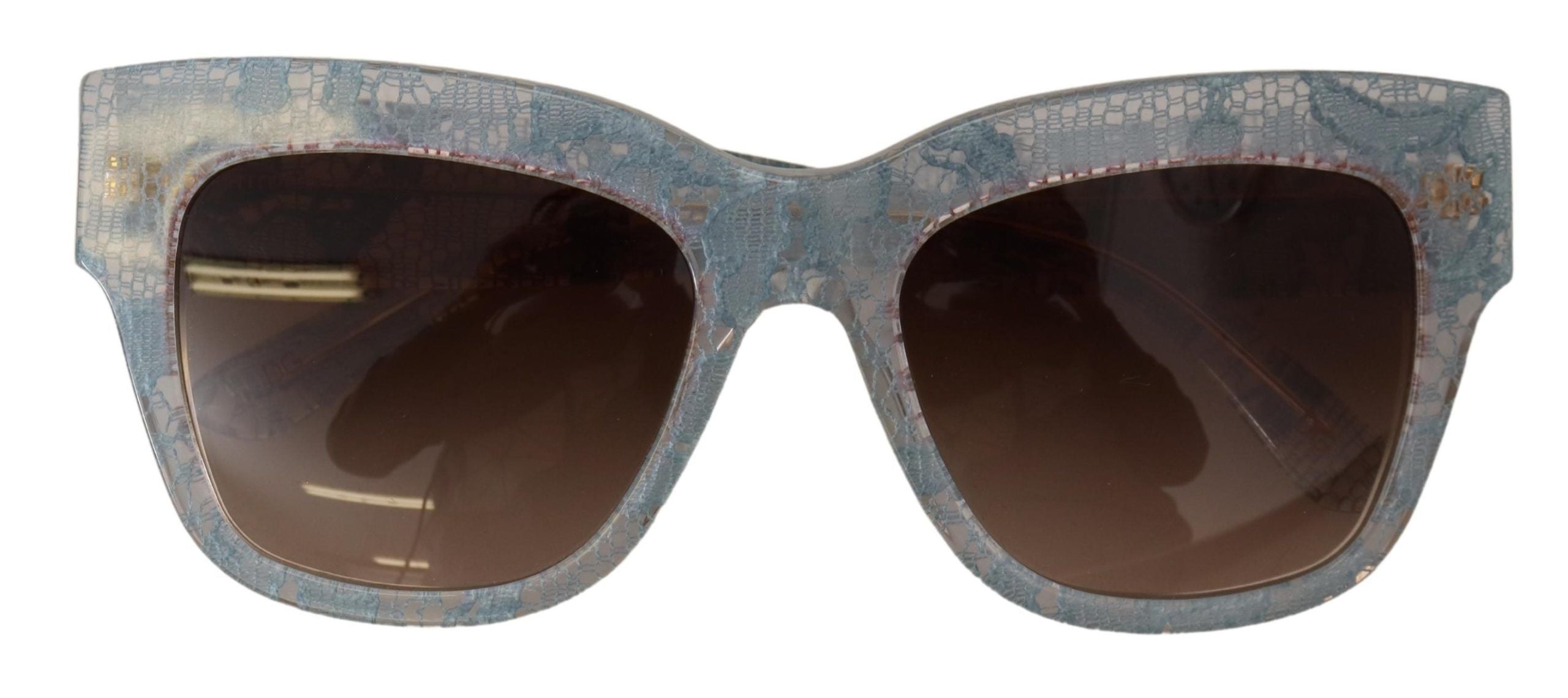 Dolce & Gabbana Chic Sicilian Lace Acetate Women's Sunglasses