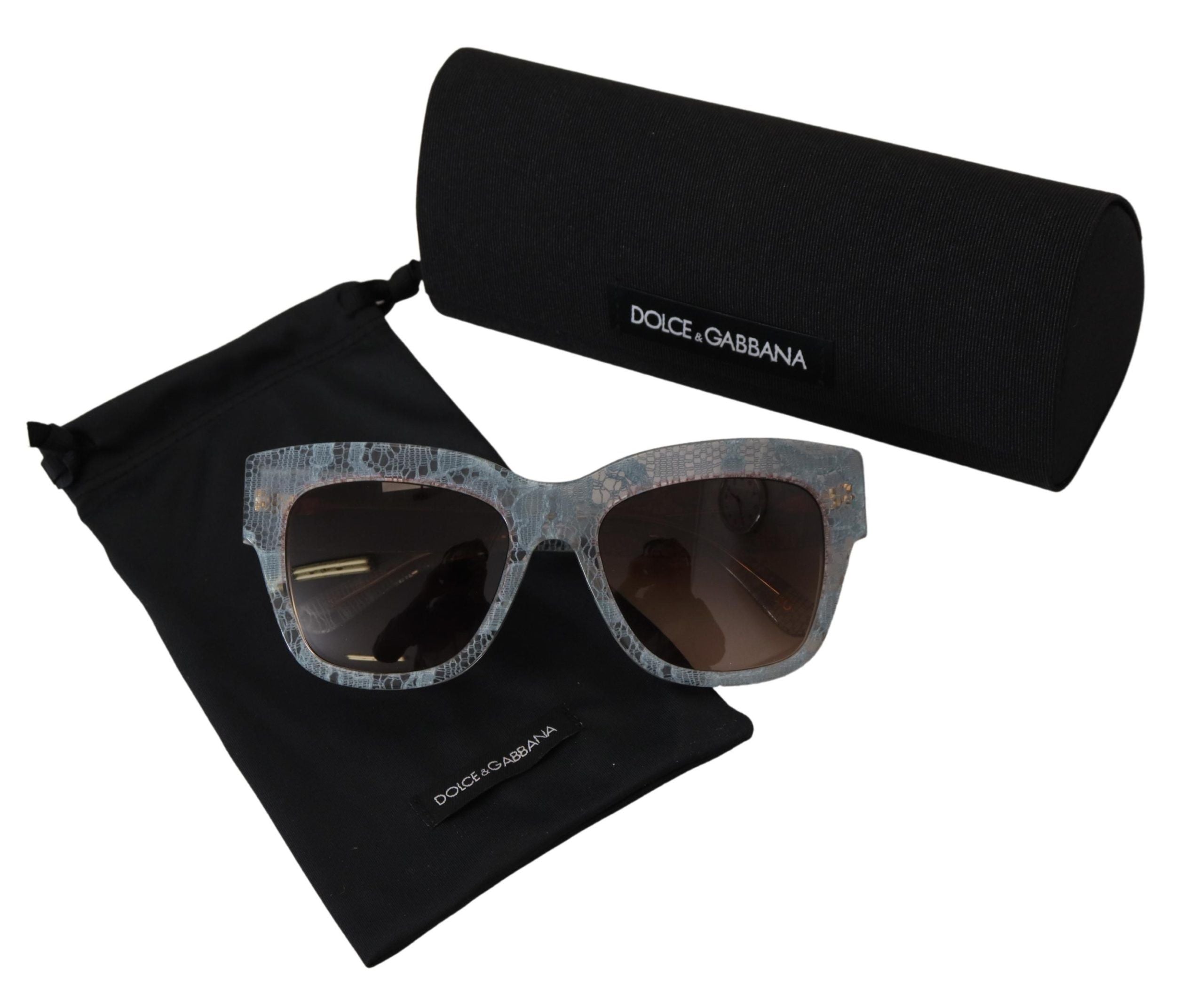 Dolce & Gabbana Chic Sicilian Lace Acetate Women's Sunglasses