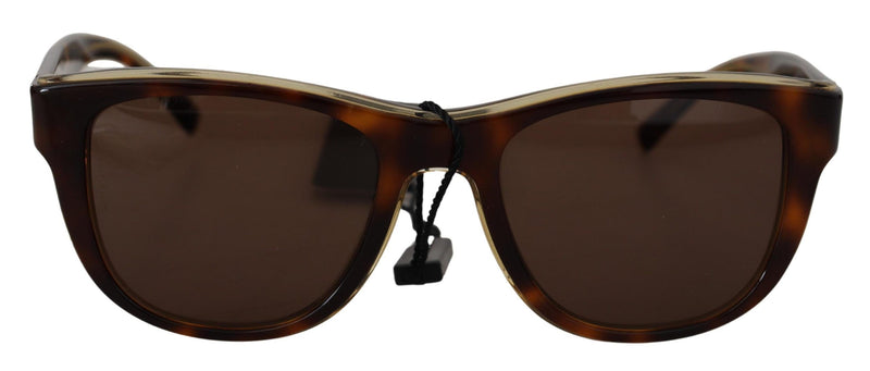 Dolce & Gabbana Chic Unisex Brown Acetate Women's Sunglasses