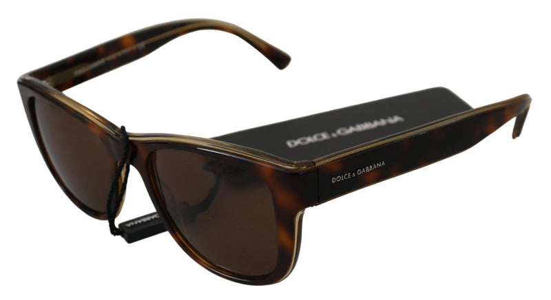 Dolce & Gabbana Chic Unisex Brown Acetate Women's Sunglasses
