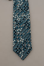 Dolce & Gabbana Elegant Silk Blue Bow Men's Tie