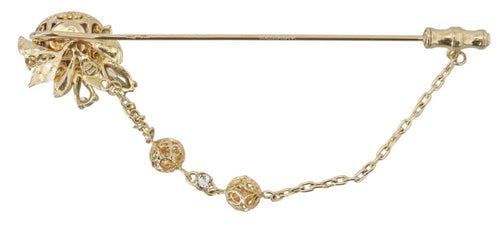 Dolce & Gabbana Elegant Sterling Silver Brooch Women's Pin