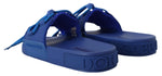 Dolce & Gabbana Elegant Blue Slide Men's Sandals