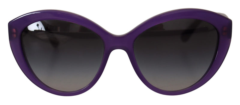 Dolce & Gabbana Chic Purple Cat-Eye Designer Women's Sunglasses
