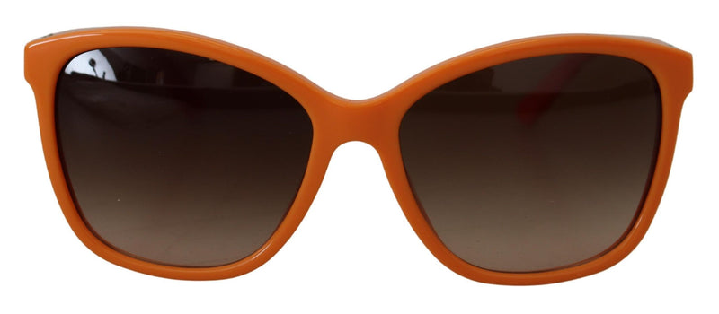 Dolce & Gabbana Chic Orange Round Sunglasses for Women's Women