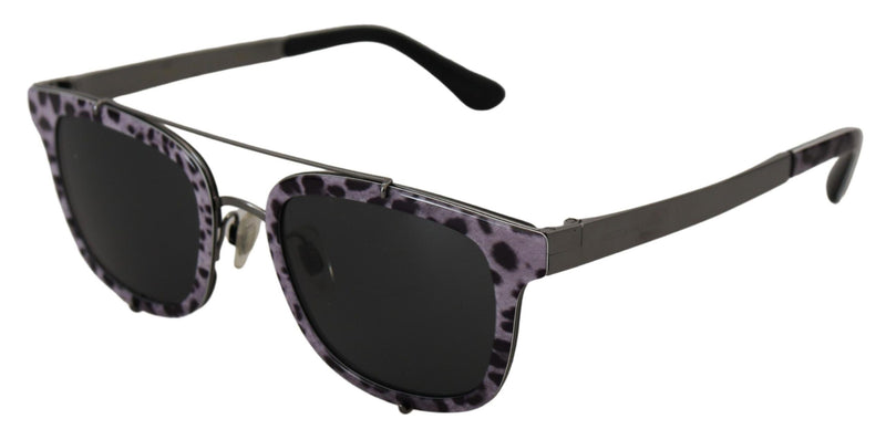 Dolce & Gabbana Chic Purple Lens Metal Frame Women's Sunglasses