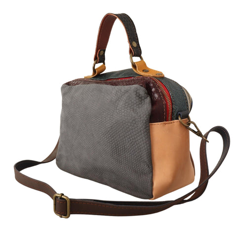 EBARRITO Multicolor Leather Shoulder Strap Top Handle Messenger Women's Bag