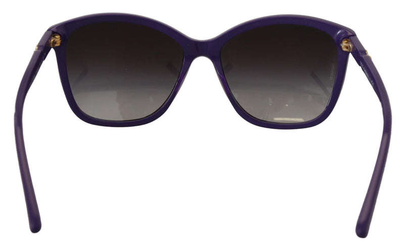 Dolce & Gabbana Elegant Violet Round Sunglasses for Women's Women