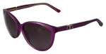 Dolce & Gabbana Chic Purple Acetate Round Women's Sunglasses