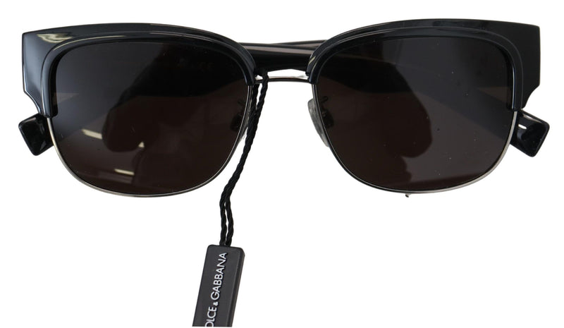Dolce & Gabbana Elegant Square Black Sunglasses for Women's Women
