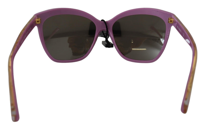 Dolce & Gabbana Elegant Violet Acetate Women's Sunglasses