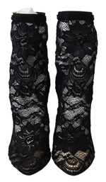Dolce & Gabbana Black Lace Taormina Pumps Elegance Women's Unleashed