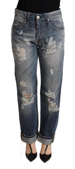 Acht Authentic Mid Waist Baggy Denim Women's Jeans