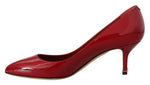 Dolce & Gabbana Exquisite Red Patent Leather Women's Pumps