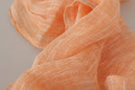 Malo Elegant Peach Linen Women's Scarf