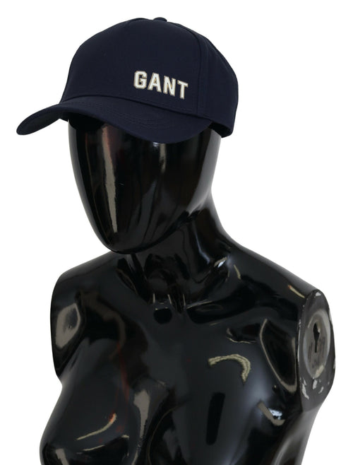 Gant Elegant Blue Cotton Baseball Men's Hat