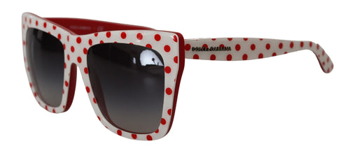 Dolce & Gabbana Chic Red and White Polka Dot Women's Sunglasses