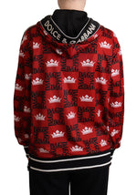 Best Dolce & Gabbana Multicolor DG Queen Hooded Women Sweatshirt