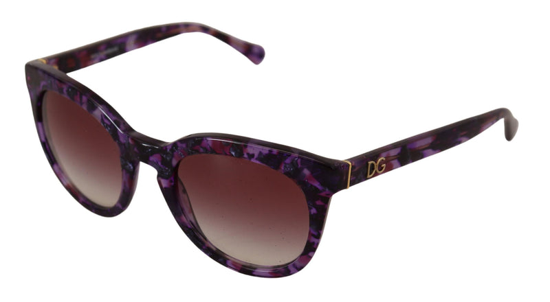 Dolce & Gabbana Chic Purple Lens Tortoiseshell Women's Sunglasses
