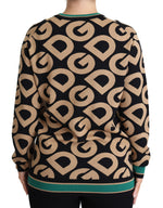 Dolce & Gabbana Elegant Multicolor Wool Blend Women's Sweater