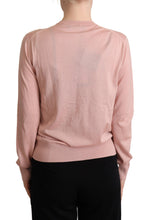 Dolce & Gabbana Pink Cashmere Silk Buttons Cardigan Women's Sweater